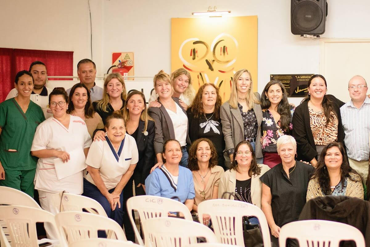 Presentación del protocolo de intervención en salud mental en el Hospital Rawson de San Javier