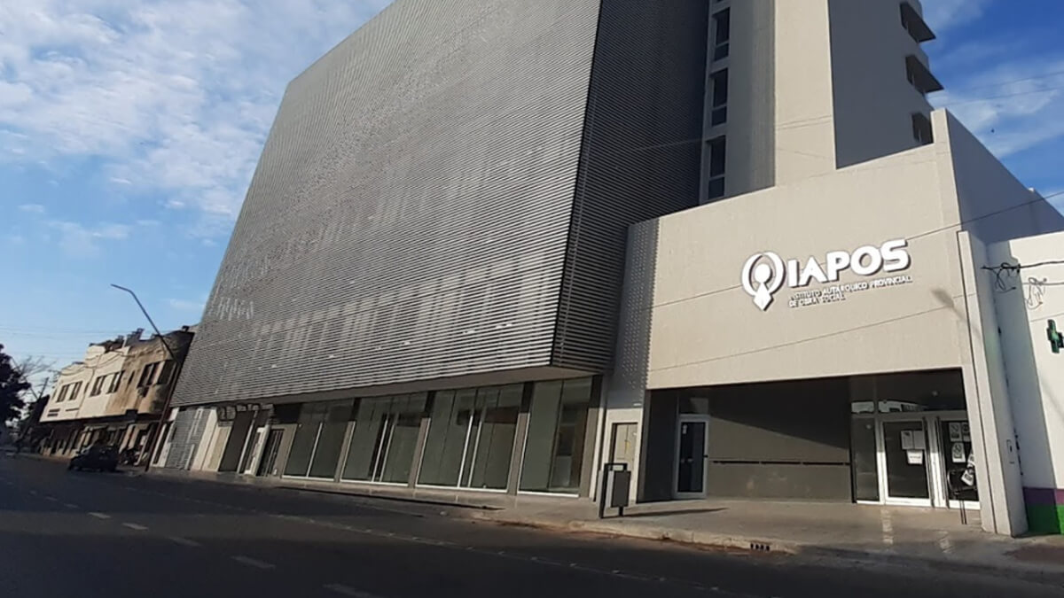 Edificio central de IAPOS en Santa Fe