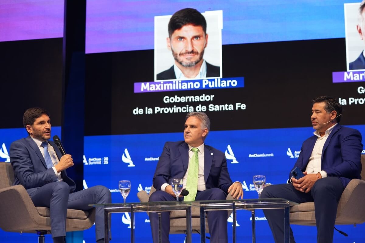 El gobernador Pullaro participó de la jornada AmCham Summit 2025