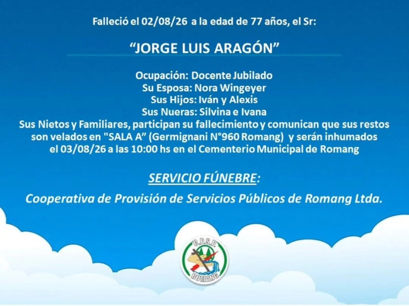Necrológica Alicia Ermelinda Feresín