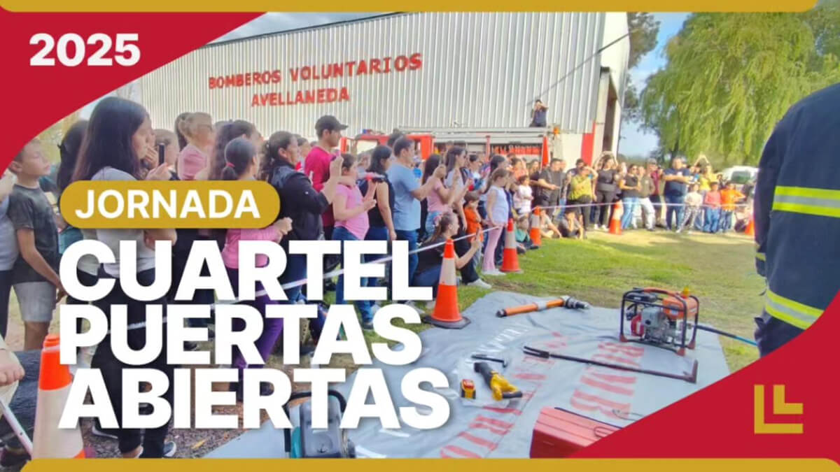 Jornada puertas abiertas 2024 en el cuartel de Bomberos de Avellaneda