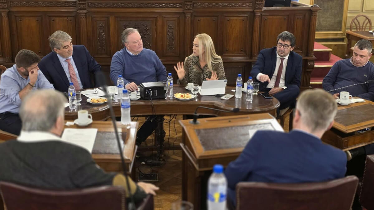 Convencionales reformadores de la UCR, incluyendo a Felipe Michlig, reunidos con funcionarios del Ministerio Público de la Acusación (MPA), liderados por María Cecilia Vranicich, para discutir la Reforma Constitucional en Santa Fe.