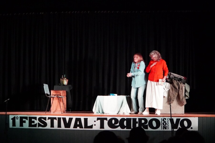 Una de las obras presentadas en el 1er. Festival de Teatro de Villa Ocampo