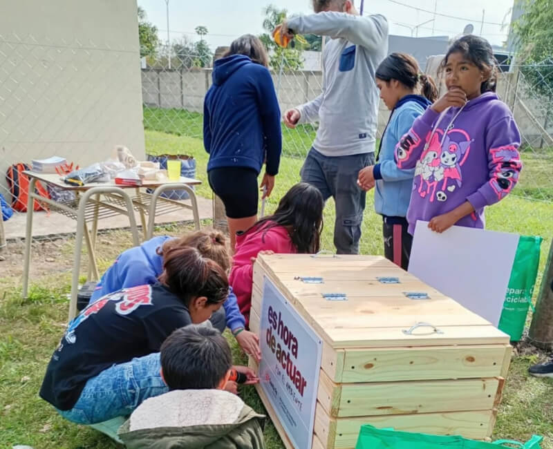 Capacitación ambiental para alumnos de la Escuela 453 de Los Laureles