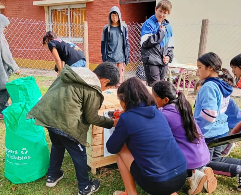 Capacitación ambiental para alumnos de la Escuela 453 de Los Laureles