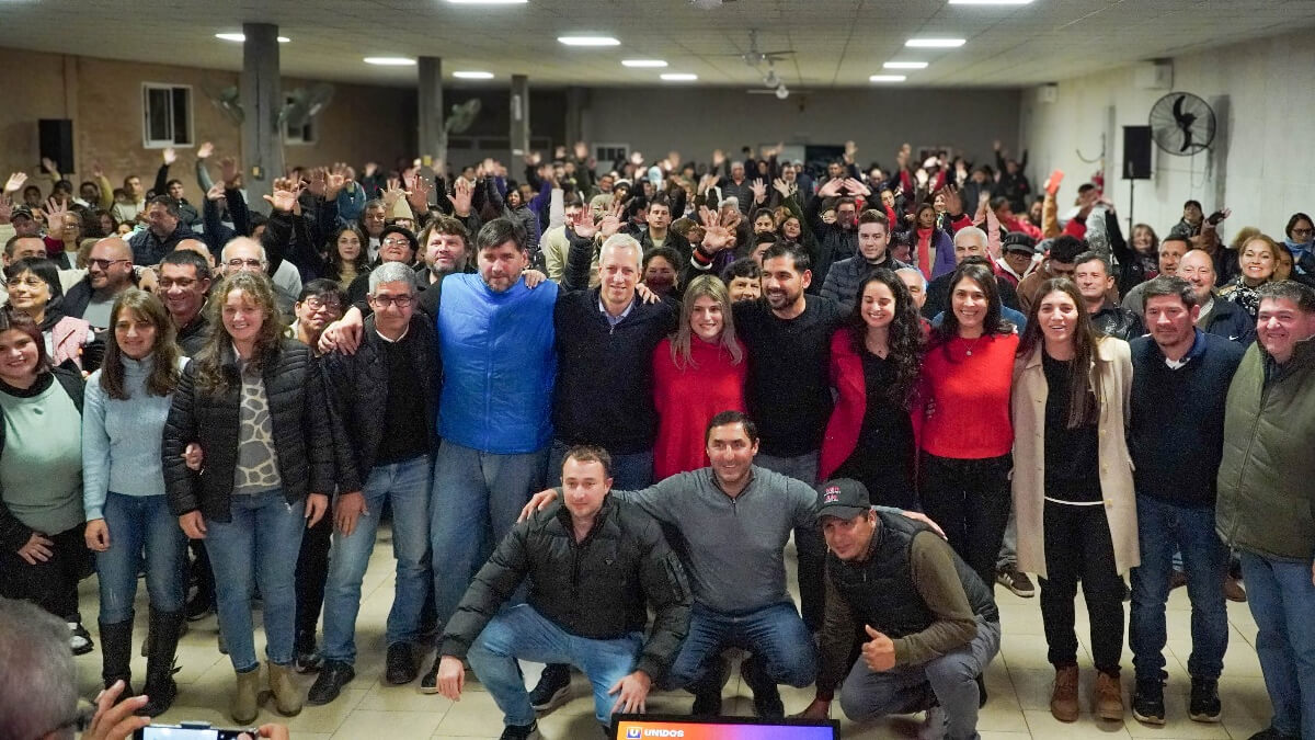 Acto de lanzamiento de campaña del candidato a intendente Iván Sánchez, de cara a las elecciones generales del 29 de junio