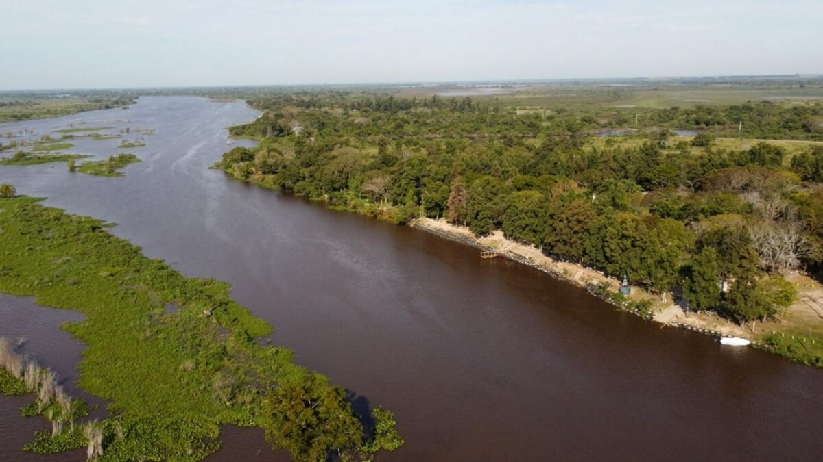 Paisaje del Jaaukanigas en el norte santafesino