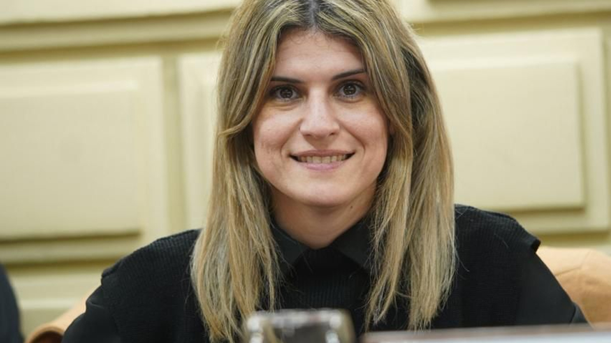 La diputada Mancini en un momento de su participación en la sesión de la Cámara Baja santafesina.