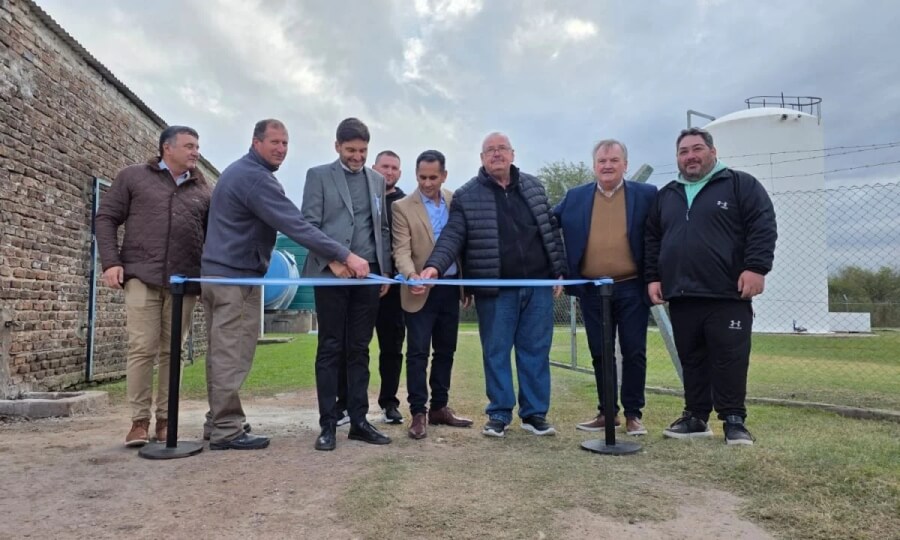 Corte de cintas en la nueva planta potabilizadora de agua