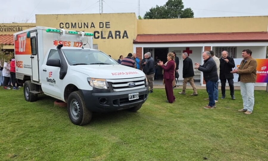 Ambulancia 4×4 totalmente equipada entregada en Colona La Clara