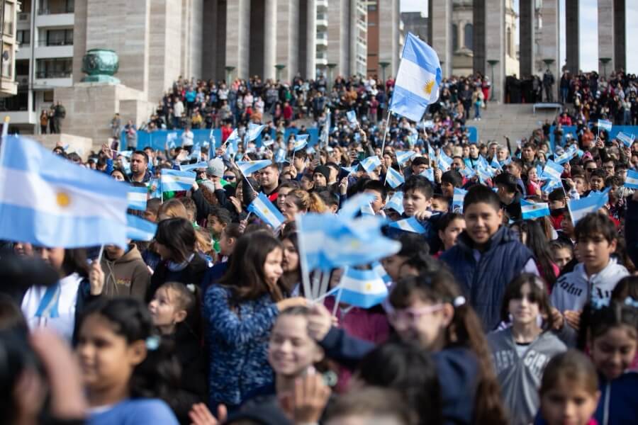 Festejos por el Día de la Bandera en Rosario