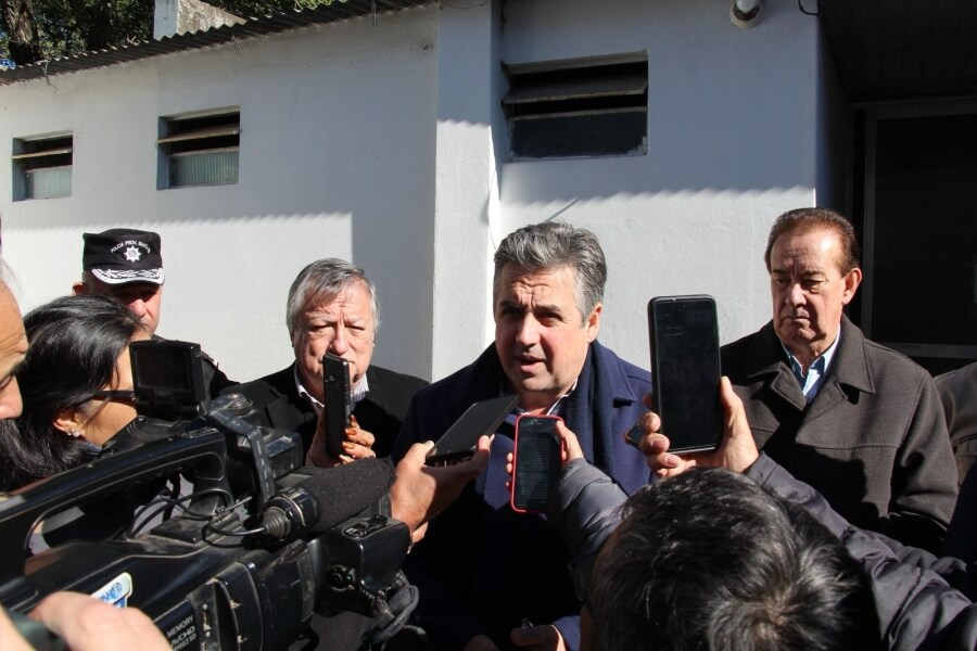 El el ministro Cococcioni, brindó detalles del operativo llevado a cabo en el marco de la política del Gobierno Provincial de liberar cupos de las comisarías locales y trasladar los detenidos a la órbita del Servicio Penitenciario