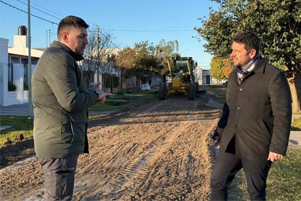 Calzadas naturales: nuevas tareas para mejorar la transitabilidad en Avellaneda