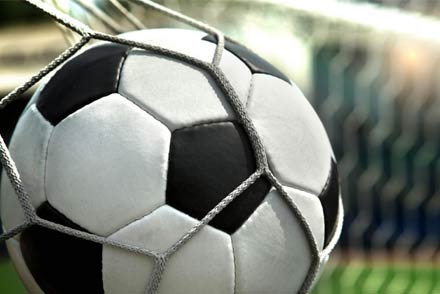 Pelota en la red