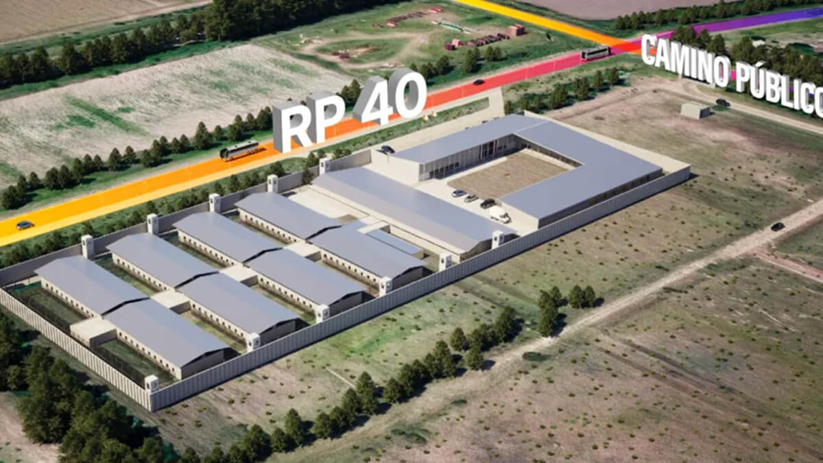 Render del anteproyecto de la nueva Alcaidía de Reconquista presentado por el Gobierno provincial