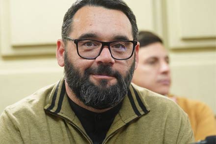 El diputado Sergio Chiqui Rojas en la Cámara legislativa