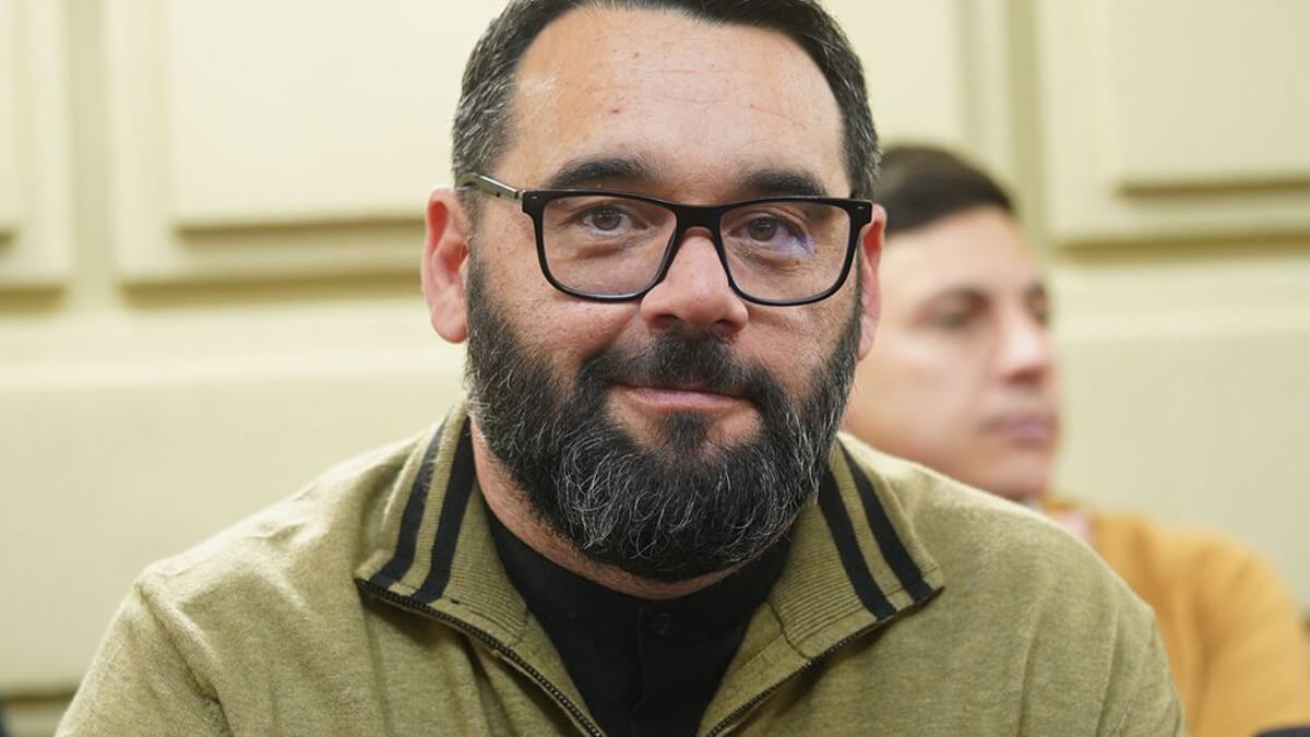 El diputado Sergio Chiqui Rojas en la Cámara legislativa