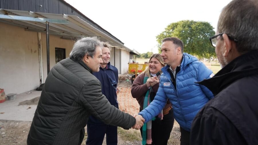 El ministro de Obras Públicas de Santa Fe, Lisandro Enrico, recorrió junto a excombatientes de Malvinas las instalaciones del futuro Museo de Ex Combatientes