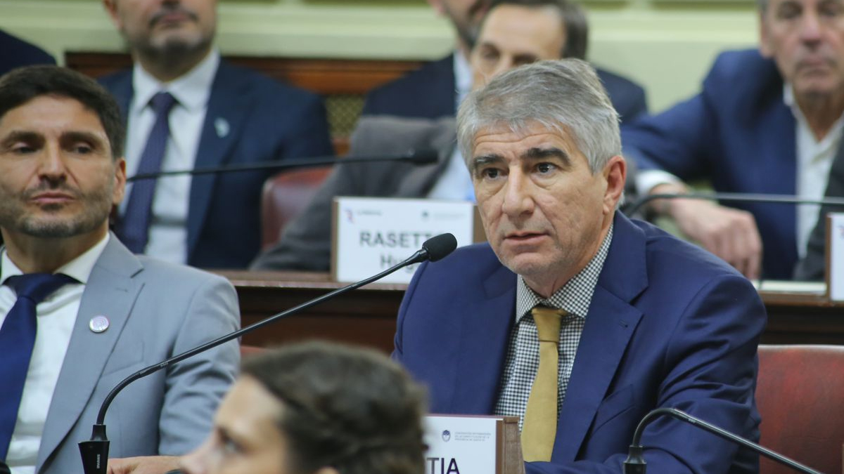 Fabián Bastia durante su intervención en la primera jornada de la Convención Constituyente de Santa Fe