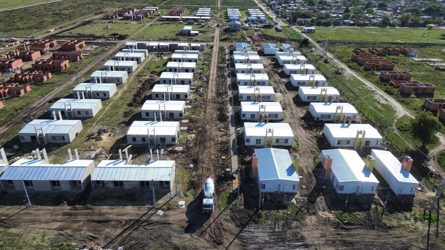 Las 36 viviendas que están en la última etapa de construcción en Reconquista