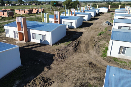 Casas en Reconquista en su última etapa de construcción