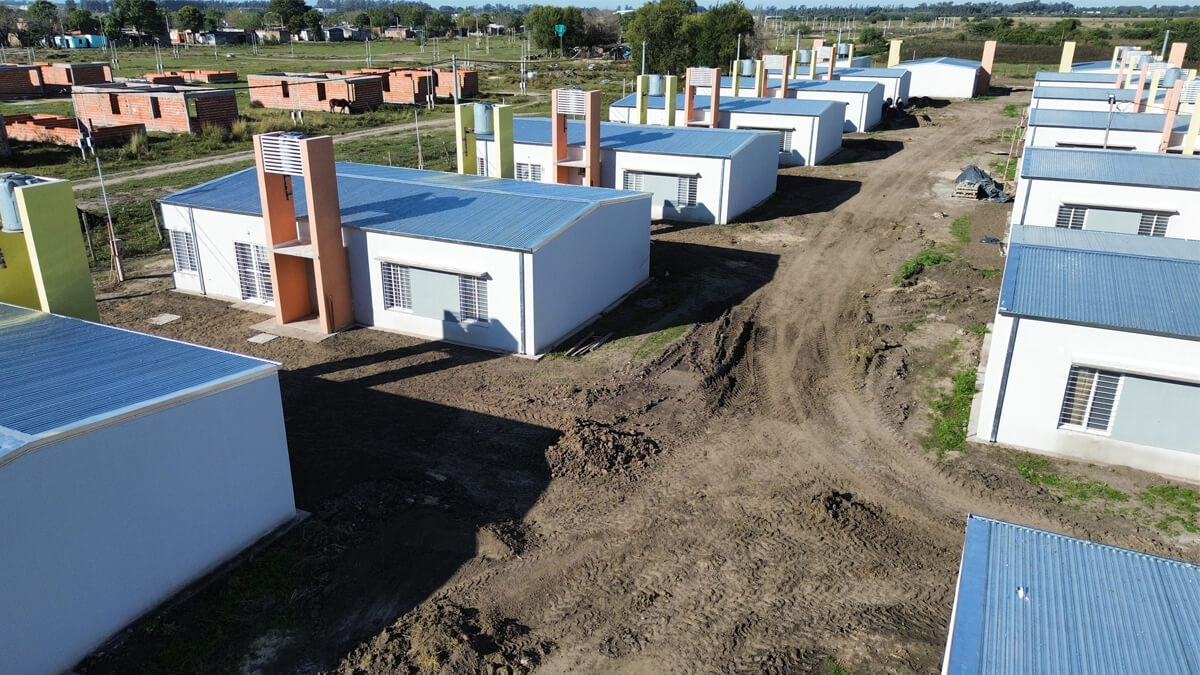 Casas en Reconquista en su última etapa de construcción
