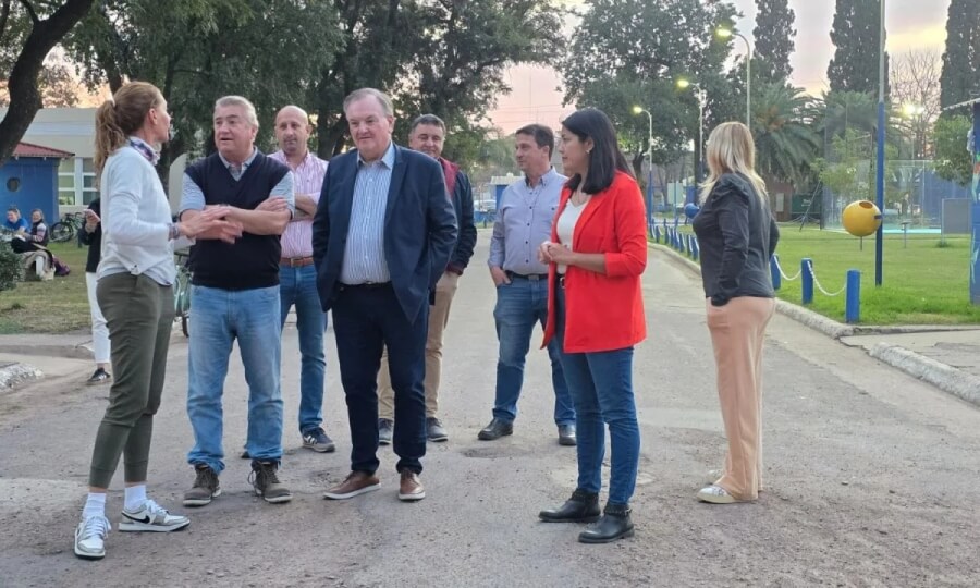 Visita del legislador al Club Unión