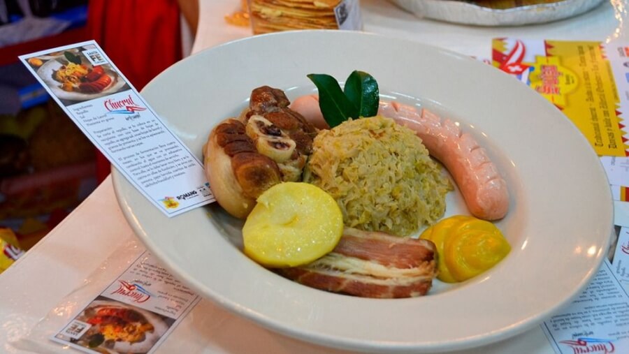 Plato tradicional de chucrut