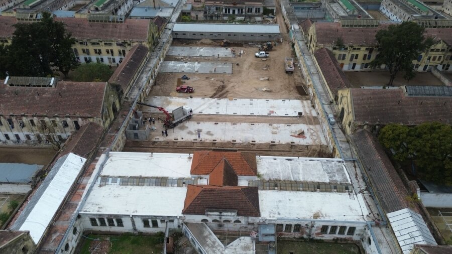 Obras en la cárcel de Coronda