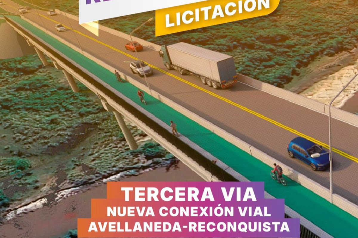 Proyecto de tercera vía de conexión vial entre Avellaneda y Reconquista