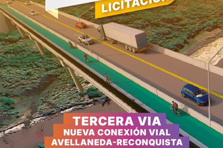 Proyecto de tercera vía de conexión vial entre Avellaneda y Reconquista