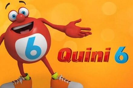 Logo oficial del Quini 6, el clásico juego de lotería argentino que cumple 37 años