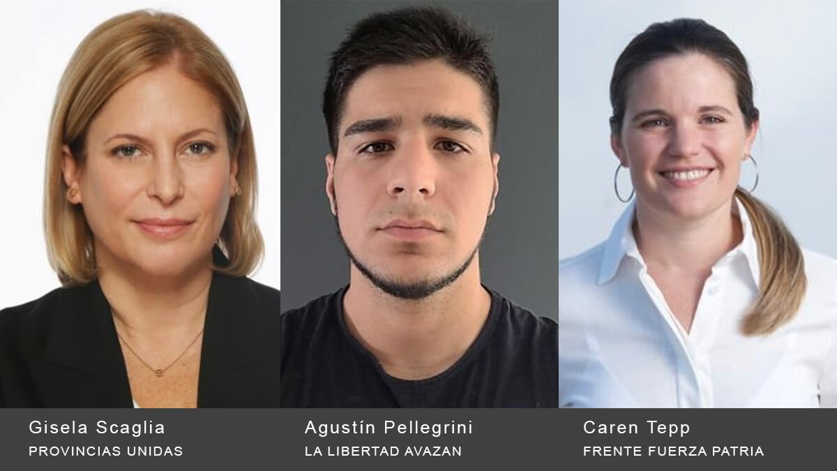 Candidatos de Provincias Unidas, La Libertad Avanza, Frente Patria y otras fuerzas para elecciones legislativas 2025 en Santa Fe