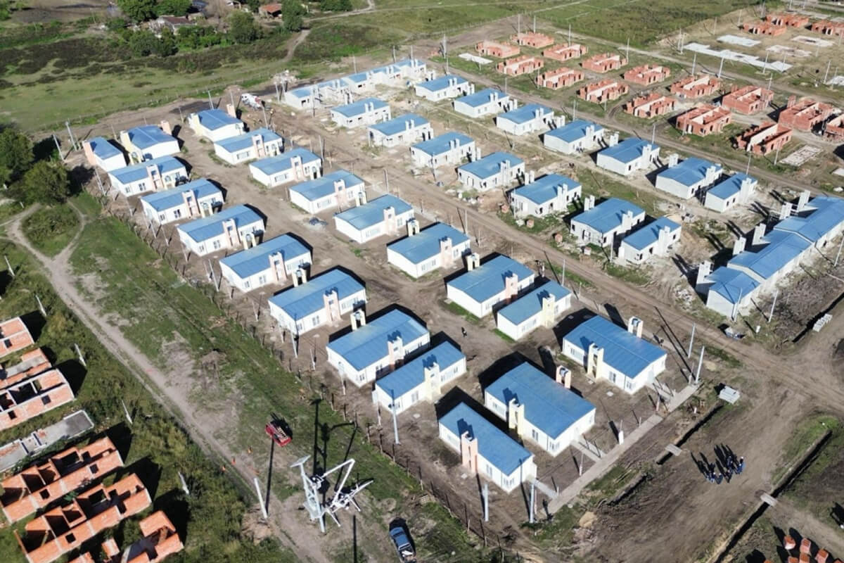 Plan de viviendas que se construye en Reconquista