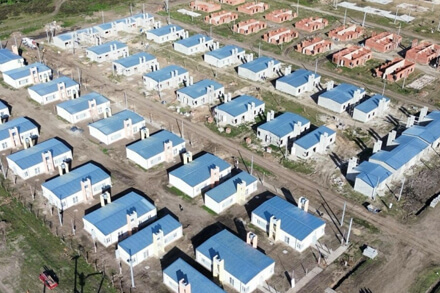 Plan de viviendas que se construye en Reconquista