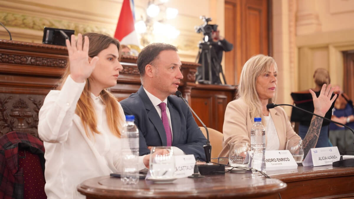 Reunión de la Comisión de Poder Judicial en la Convención Reformadora de la Constitución de Santa Fe