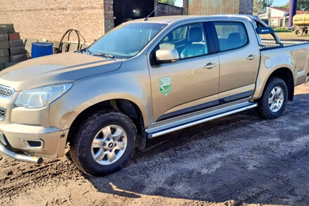 Camioneta Chevrolet S10 incorporada al parque vehicular de la Comuna de Los Laureles