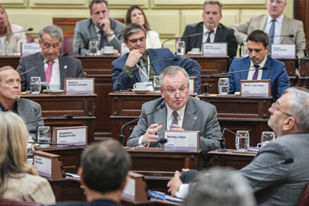 Pleno de la Convención Reformadora durante la sesión de aprobación de la nueva Constitución de Santa Fe