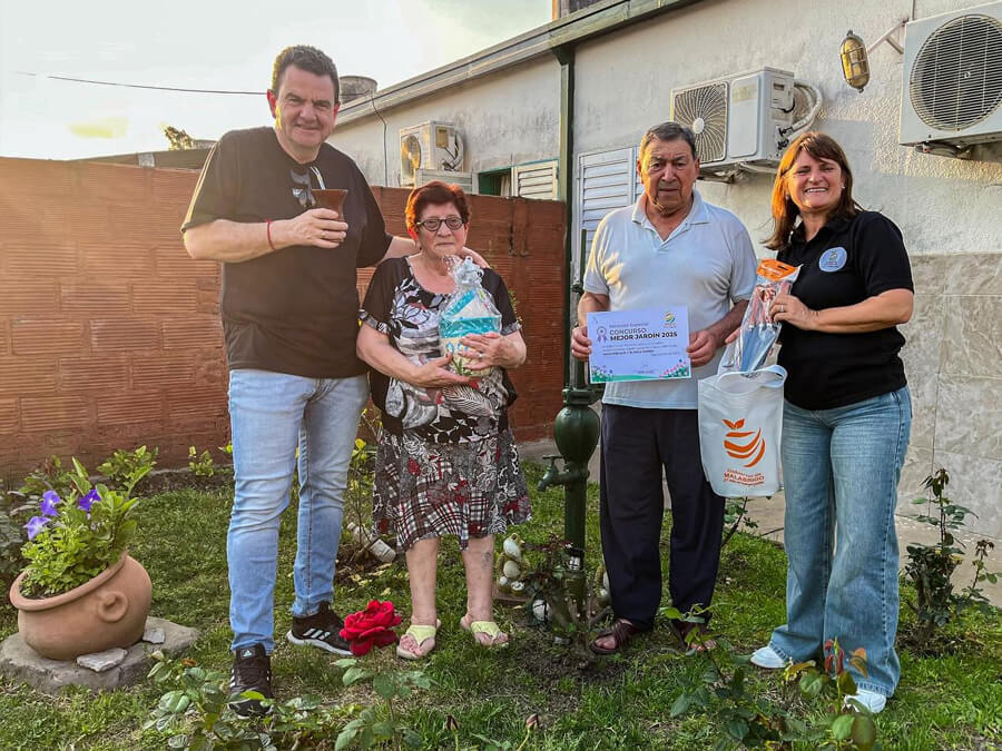 Entrega de premios y reconocimientos a los mejores jardines 2025 de Malabrigo