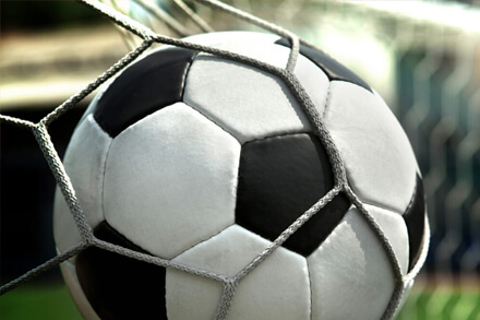 Pelota en la red