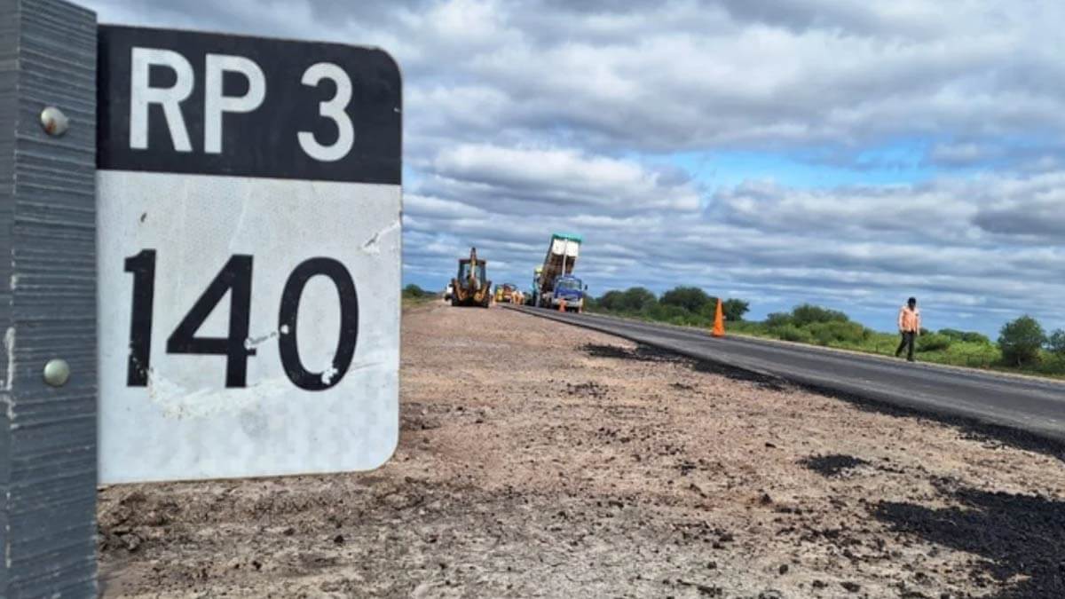 Pavimentación de la Ruta Provincial N°3 en el norte santafesino