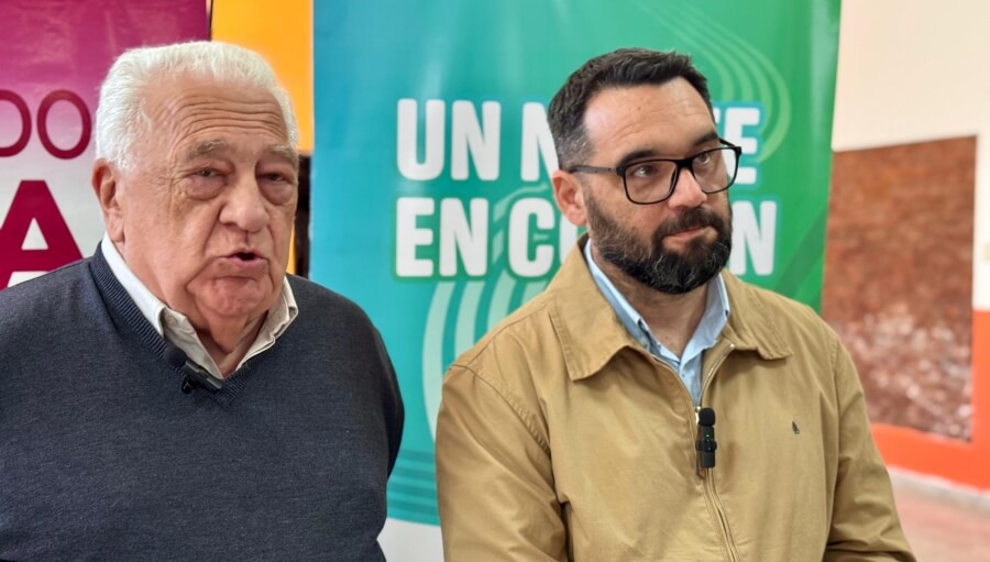 El diputado Sergio Rojas junto al senador Osvaldo Sosa
