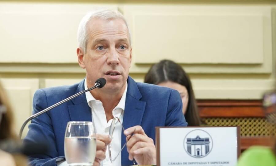 Dionisio Scarpín expuso su proyecto para impulsar la conexión este-oeste en el norte santafesino