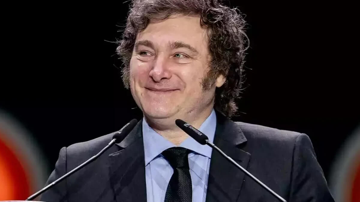 El presidente Javier Milei durante una entrevista donde explicó los alcances del swap con Estados Unidos.