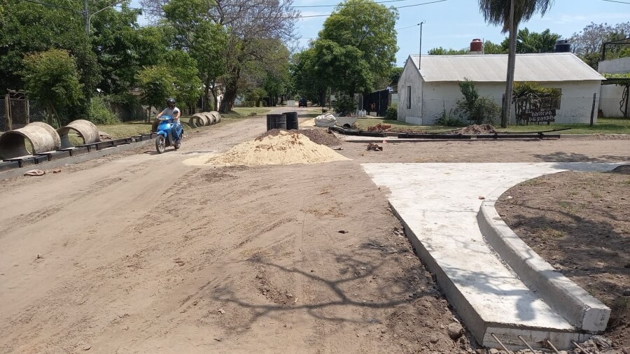 Obras de infraestructura en calles que circundan al Camping Brisol