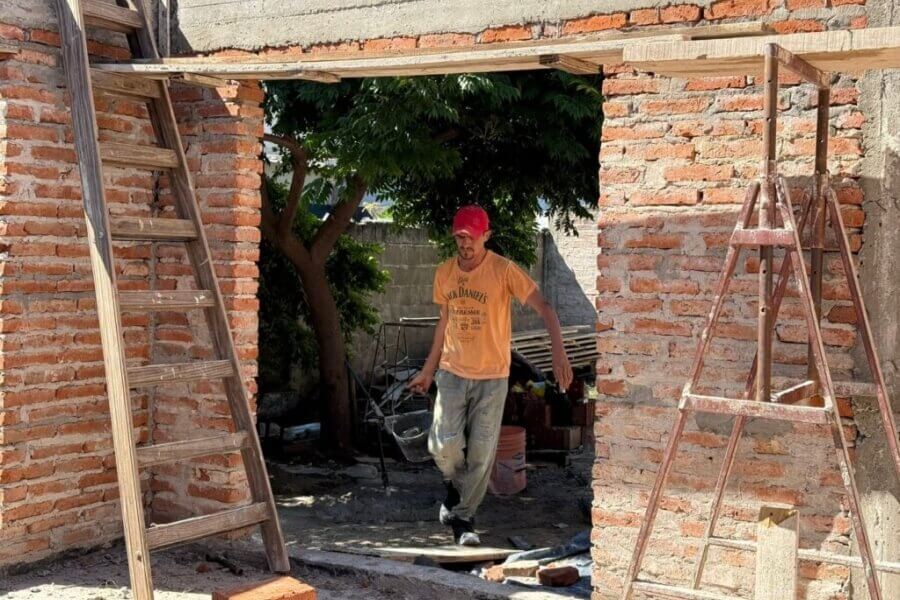 Obras edilicias en la Biblioteca Mariano Moreno del barrio Padre Celso de Avellaneda