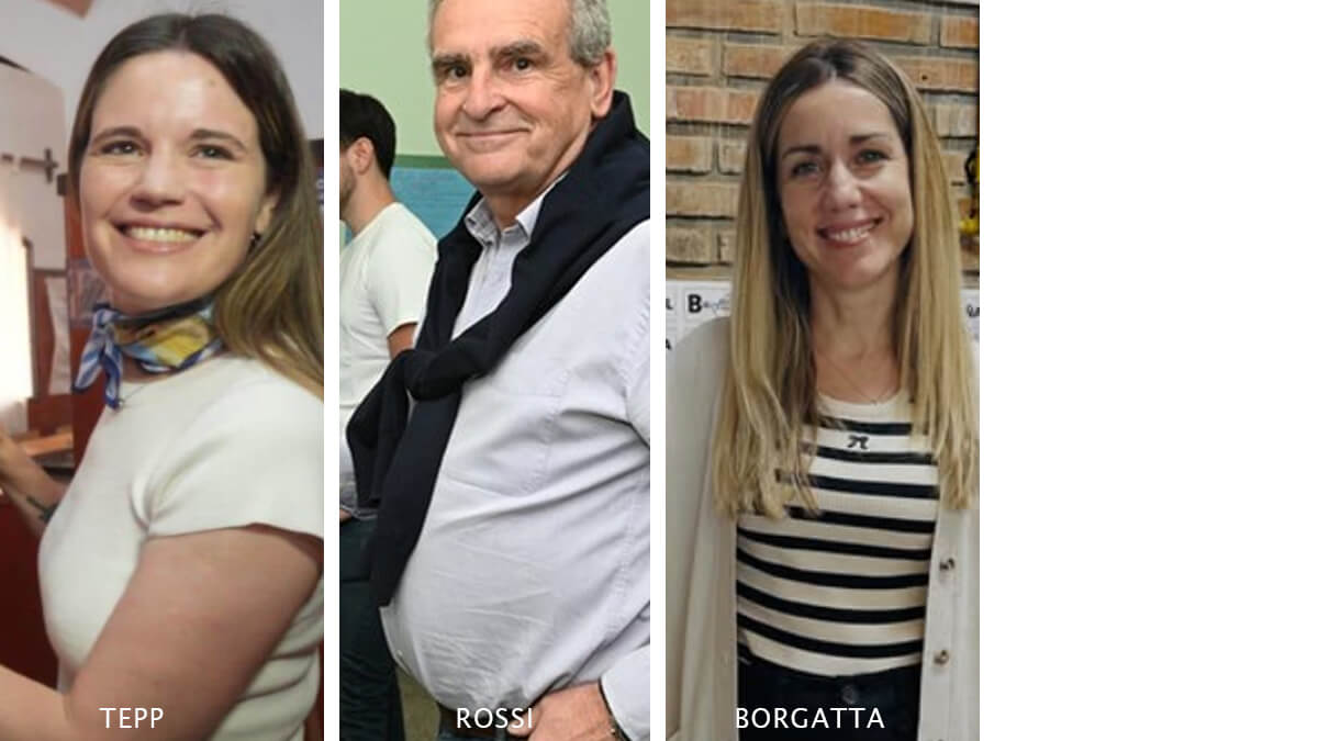 Estos son los 3 diputados del peronismo que fueron elegidos para representar a Santa Fe en el Congreso Nacional desde diciembre: Tepp, Rossi y Borgatta