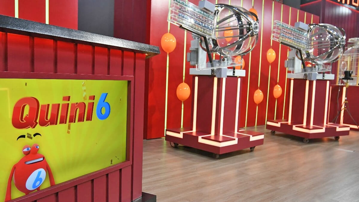 Sala de sorteo del Quini 6