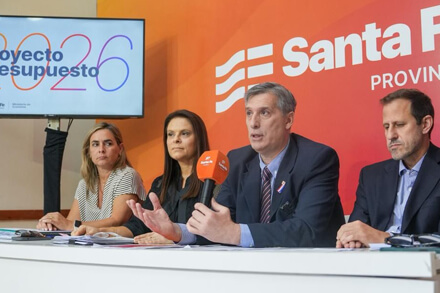 ministro Pablo Olivares presenta el Presupuesto 2026 de Santa Fe con foco en equilibrio fiscal y áreas clave