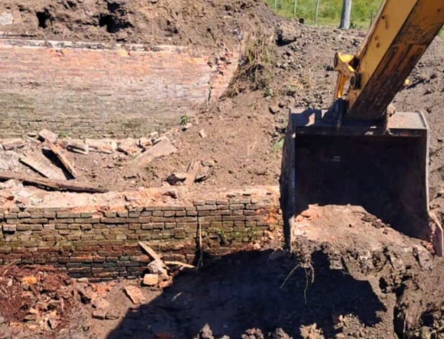 Trabajos en donde se realizará el nuevo puente sobre RP 298-s